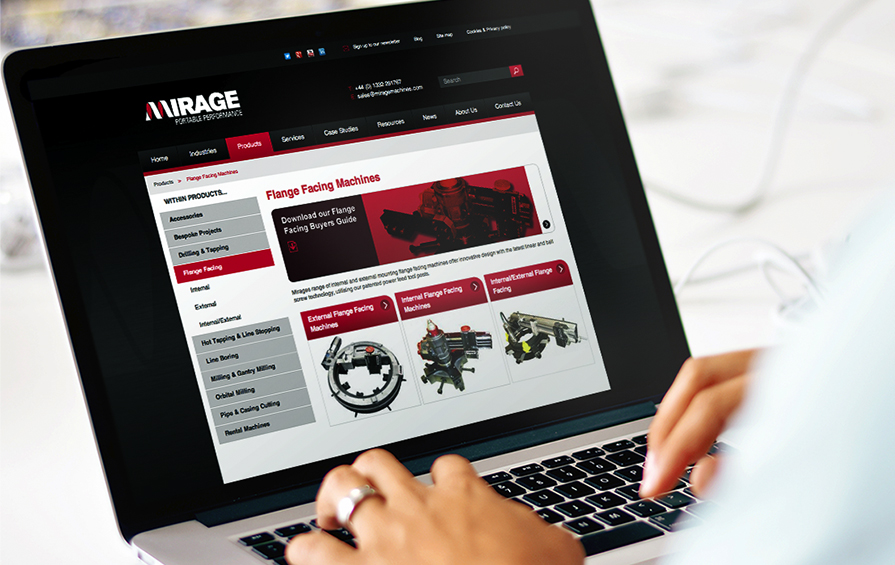 Mirage Machines Inbound Optimised Website For Engineering
